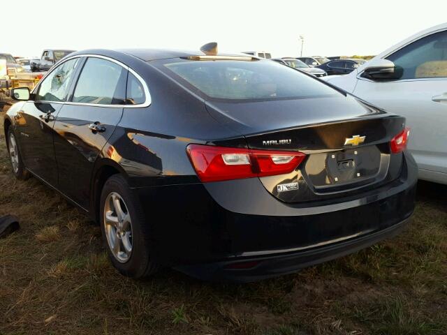 1G1ZB5STXGF188810 - 2016 CHEVROLET MALIBU BLACK photo 3