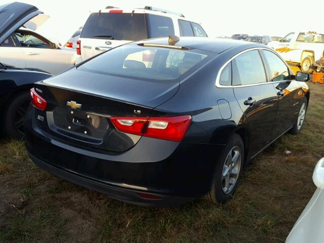 1G1ZB5STXGF188810 - 2016 CHEVROLET MALIBU შავი ფოტო 4