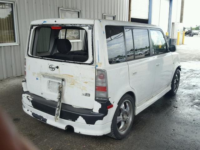 JTLKT324450204703 - 2005 TOYOTA SCION XB თეთრი ფოტო 4