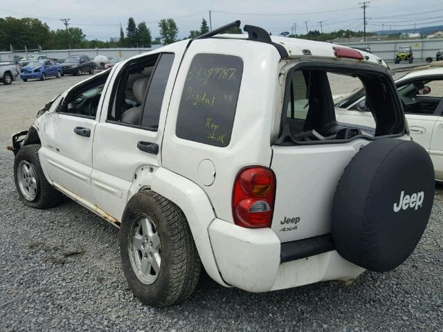 1J4GL58K32W341346 - 2002 JEEP LIBERTY LI WHITE photo 3