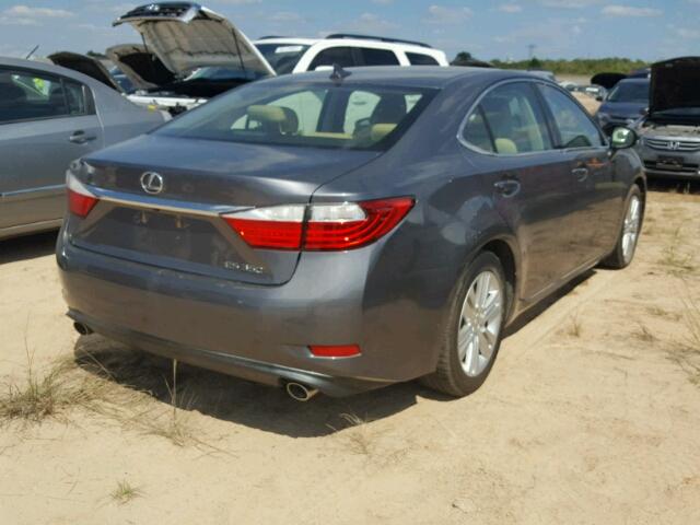 JTHBK1GG5D2044838 - 2013 LEXUS ES GRAY photo 4