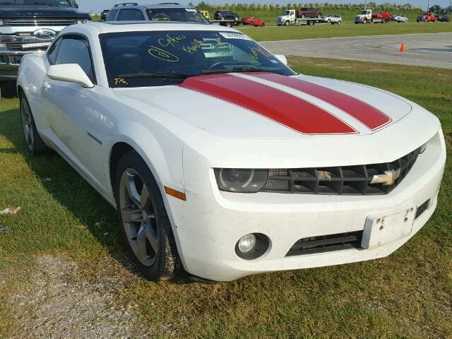 2G1FC1EV2A9188418 - 2010 CHEVROLET CAMARO WHITE photo 1