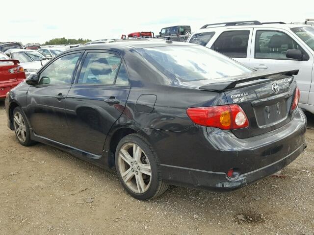 1NXBE40E79Z076622 - 2009 TOYOTA COROLLA XR 黑色 照片 3