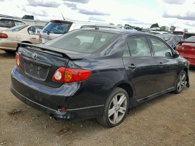 1NXBE40E79Z076622 - 2009 TOYOTA COROLLA XR 黑色 照片 4