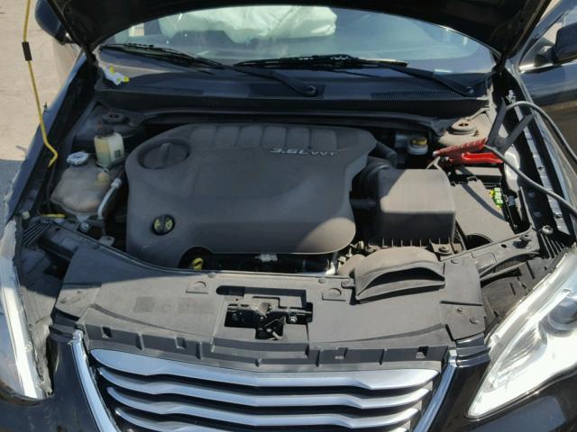 1C3CCBBG5DN731546 - 2013 CHRYSLER 200 TOURIN BLACK photo 7