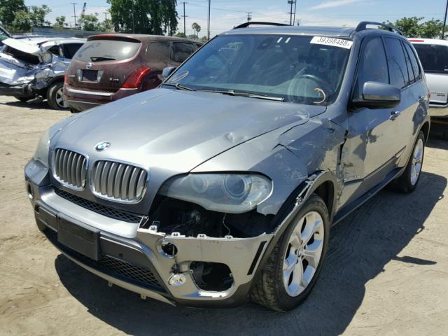 5UXZV8C59BL417356 - 2011 BMW X5 XDRIVE5 GRAY photo 2