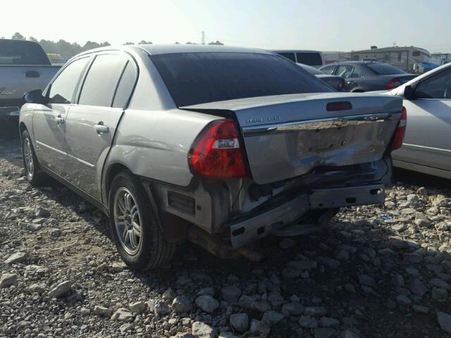 1G1ZS58FX7F289427 - 2007 CHEVROLET MALIBU LS ვერცხლისფერი ფოტო 3