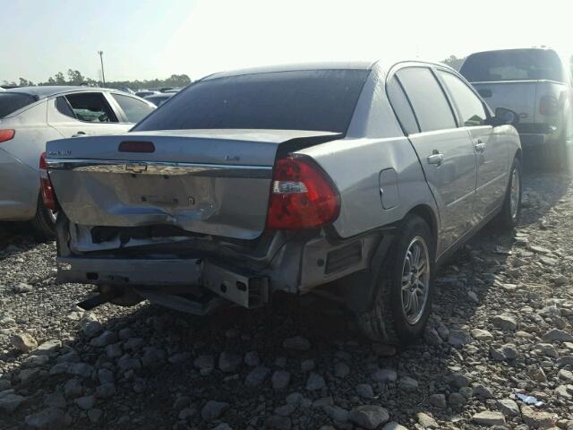 1G1ZS58FX7F289427 - 2007 CHEVROLET MALIBU LS ვერცხლისფერი ფოტო 4