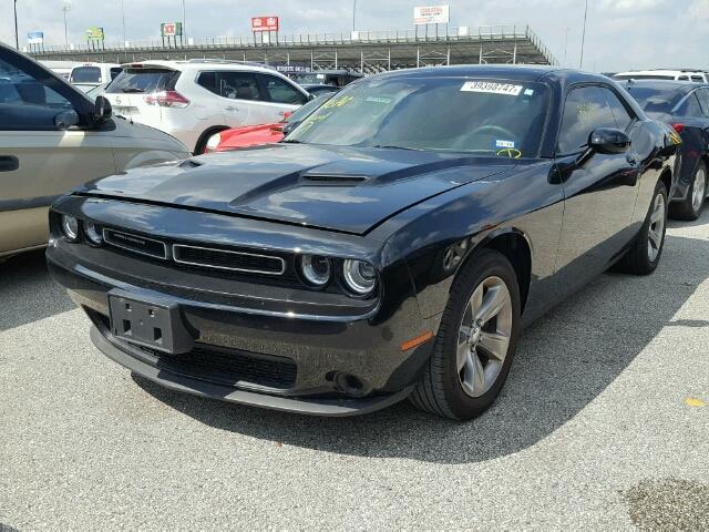 2C3CDZAG6GH236423 - 2016 DODGE CHALLENGER BLACK photo 2