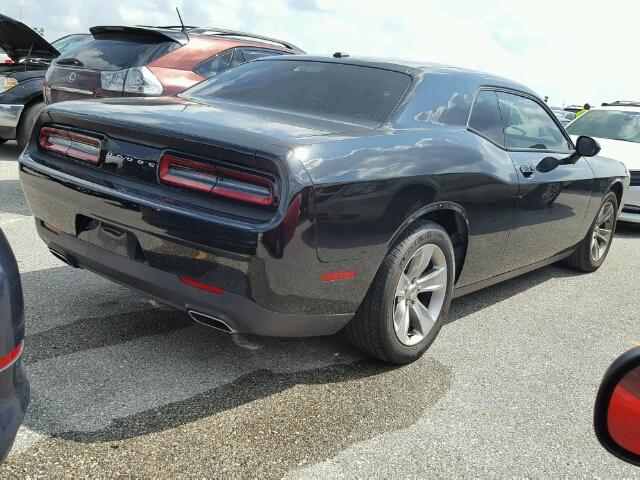 2C3CDZAG6GH236423 - 2016 DODGE CHALLENGER BLACK photo 4