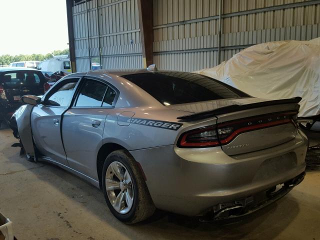 2C3CDXHG4HH524761 - 2017 DODGE CHARGER SX SILVER photo 3