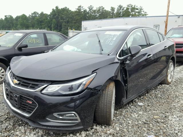 1G1BG5SM0G7244887 - 2016 CHEVROLET CRUZE PREM BLACK photo 2