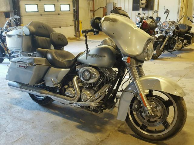 1HD1KB412AB672420 - 2010 HARLEY-DAVIDSON FLHX GRAY photo 1