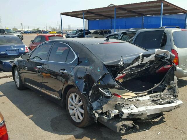 JTHBL46F075026533 - 2007 LEXUS LS 460 BLACK photo 3