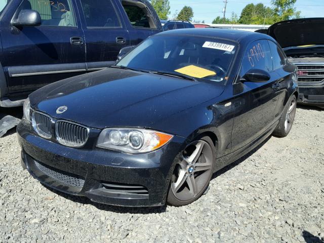 WBAUC73579VK94955 - 2009 BMW 135 I BLACK photo 2