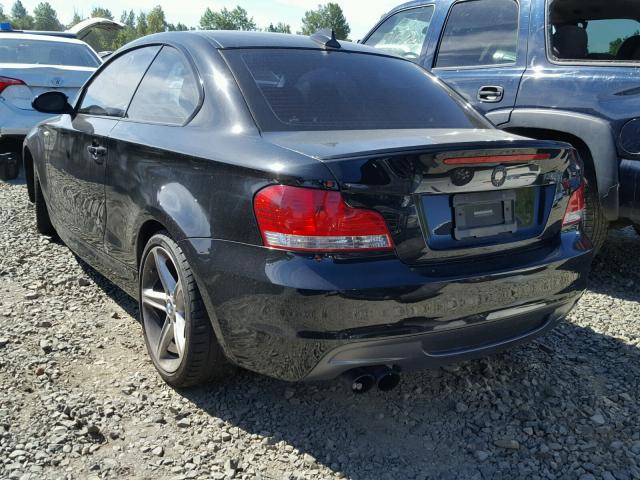 WBAUC73579VK94955 - 2009 BMW 135 I BLACK photo 3