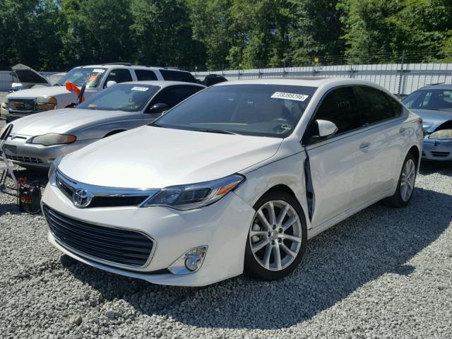 4T1BK1EB0FU143739 - 2015 TOYOTA AVALON XLE WHITE photo 2