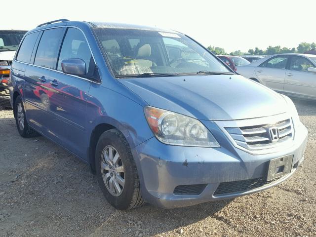 5FNRL38428B109113 - 2008 HONDA ODYSSEY EX BLUE photo 1
