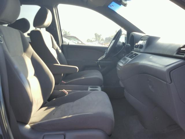 5FNRL38428B109113 - 2008 HONDA ODYSSEY EX BLUE photo 5