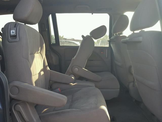 5FNRL38428B109113 - 2008 HONDA ODYSSEY EX BLUE photo 6