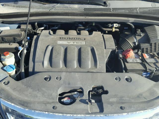 5FNRL38428B109113 - 2008 HONDA ODYSSEY EX BLUE photo 7