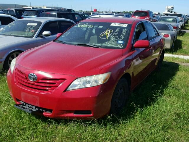 4T1BE46KX9U266654 - 2009 TOYOTA CAMRY BASE RED photo 2