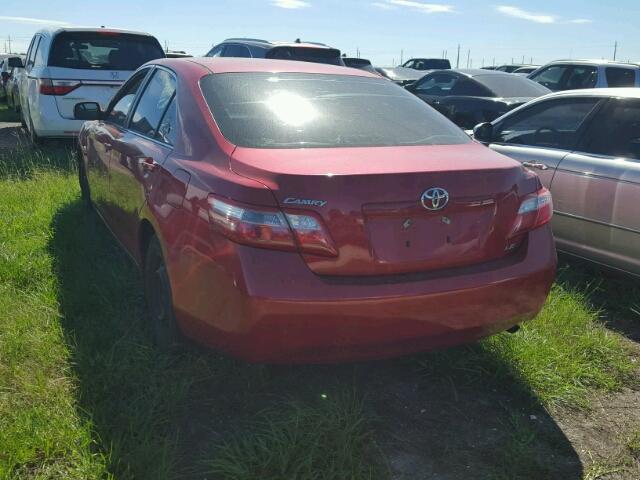 4T1BE46KX9U266654 - 2009 TOYOTA CAMRY BASE RED photo 3