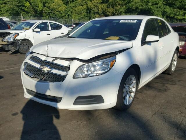 1G11D5SR7DF207112 - 2013 CHEVROLET MALIBU 1LT WHITE photo 2