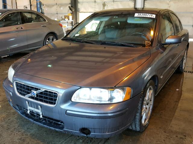 YV1RS592262500347 - 2006 VOLVO S60 2.5T GRAY photo 2