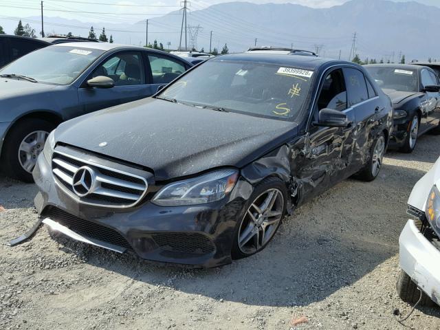 WDDHF8JB3EA777490 - 2014 MERCEDES-BENZ E 350 4MAT BLACK photo 2