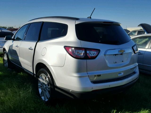 1GNKRGKD1DJ185495 - 2013 CHEVROLET TRAVERSE SILVER photo 3