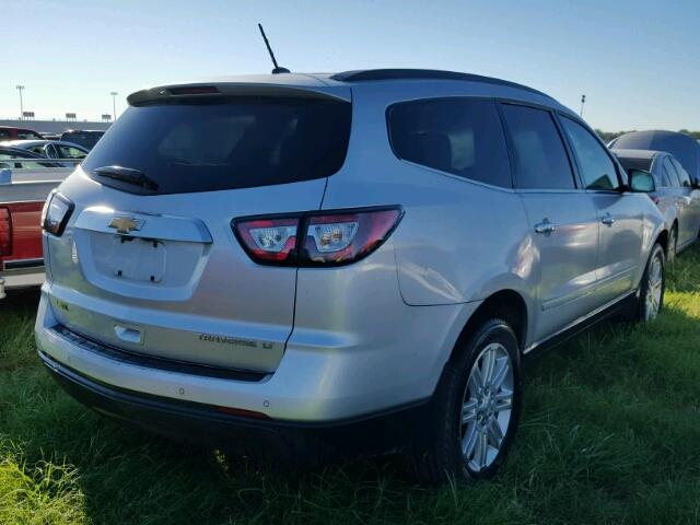 1GNKRGKD1DJ185495 - 2013 CHEVROLET TRAVERSE SILVER photo 4