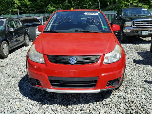 JS2YB413875109614 - 2007 SUZUKI SX4 RED photo 9