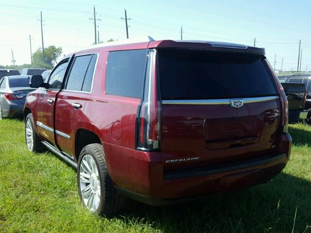 1GYS3DKJ8GR178221 - 2016 CADILLAC ESCALADE MAROON photo 3