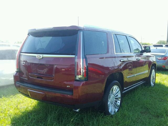 1GYS3DKJ8GR178221 - 2016 CADILLAC ESCALADE MAROON photo 4