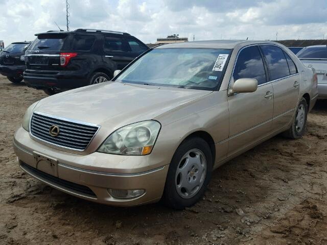 JTHBN30F310050746 - 2001 LEXUS LS GOLD photo 2