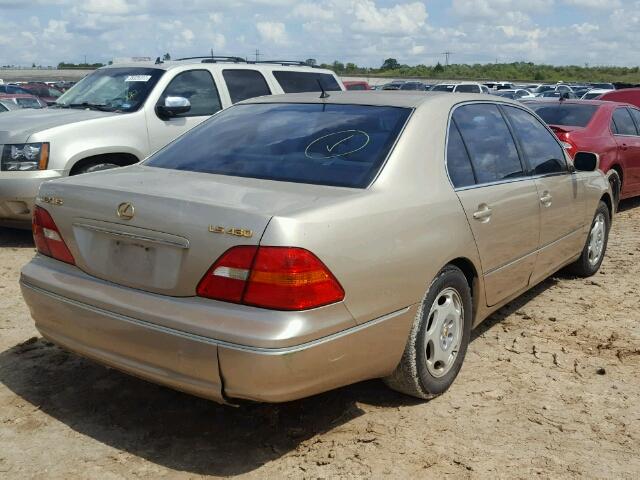 JTHBN30F310050746 - 2001 LEXUS LS GOLD photo 4