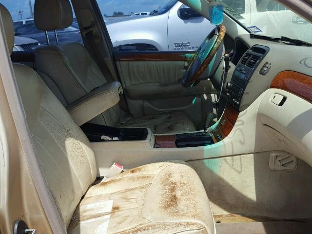 JTHBN30F310050746 - 2001 LEXUS LS GOLD photo 5