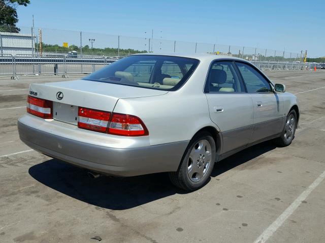 JT8BF28GX10312024 - 2001 LEXUS ES 300 BEIGE photo 4