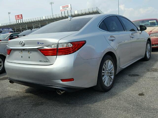 JTHBK1GG7D2074729 - 2013 LEXUS ES 350 SILVER photo 4