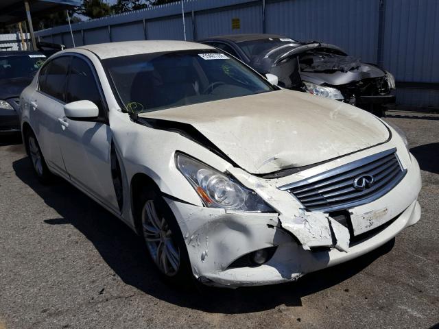 JN1DV6AP7BM600353 - 2011 INFINITI G25 BASE WHITE photo 1