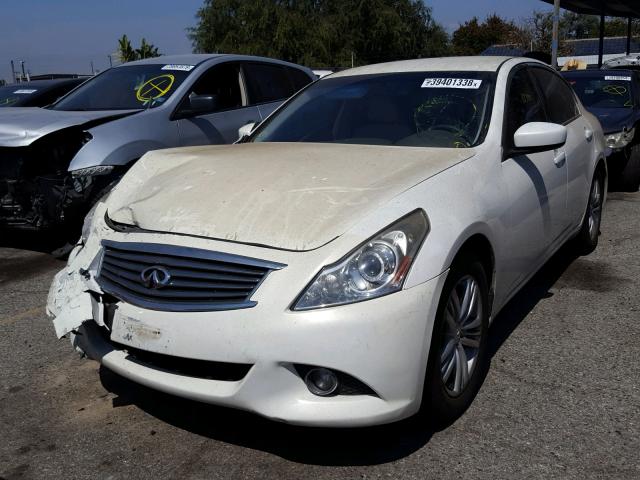 JN1DV6AP7BM600353 - 2011 INFINITI G25 BASE WHITE photo 2