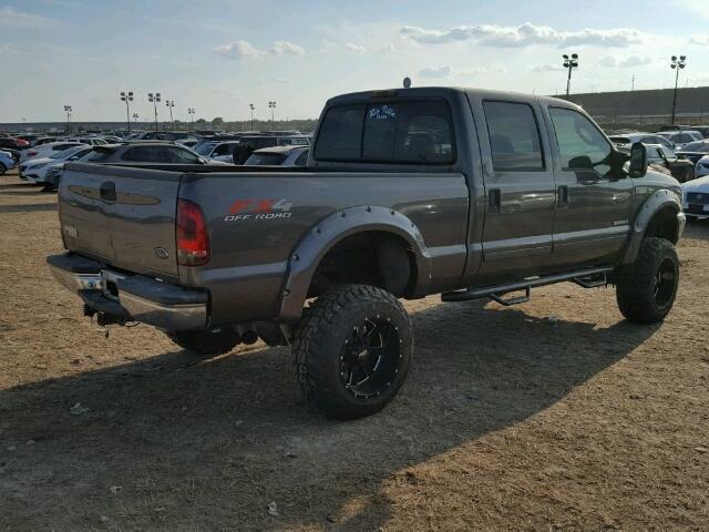 1FTNW21F53EB08480 - 2003 FORD F250 SUPER GRAY photo 4