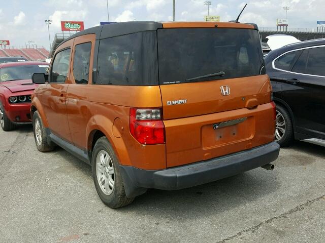 5J6YH28756L008315 - 2006 HONDA ELEMENT EX ORANGE photo 3