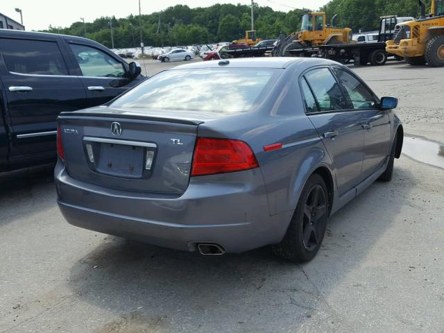 19UUA66285A065384 - 2005 ACURA TL GRAY photo 4