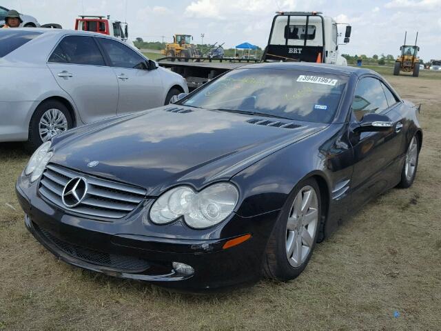 WDBSK75F43F033642 - 2003 MERCEDES-BENZ SL 500R BLACK photo 2