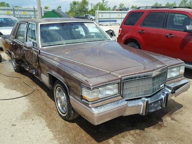 1G6DW5475LR717811 - 1990 CADILLAC BROUGHAM BROWN photo 1