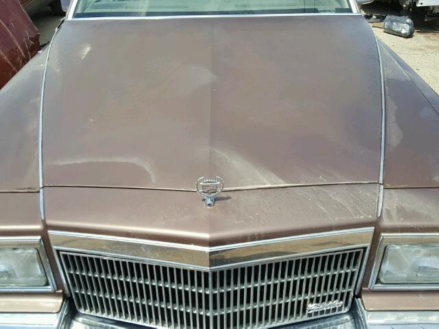 1G6DW5475LR717811 - 1990 CADILLAC BROUGHAM BROWN photo 7