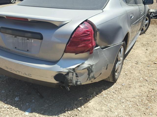 2G2WP552781170969 - 2008 PONTIAC GRAND PRIX SILVER photo 9