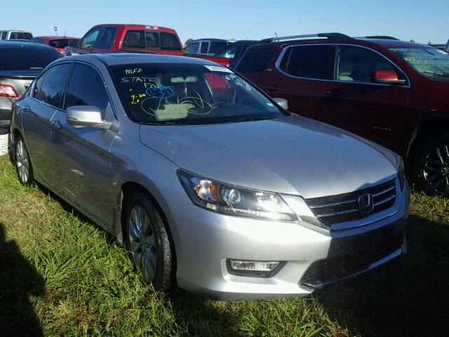 1HGCR2F70DA098712 - 2013 HONDA ACCORD EX SILVER photo 1